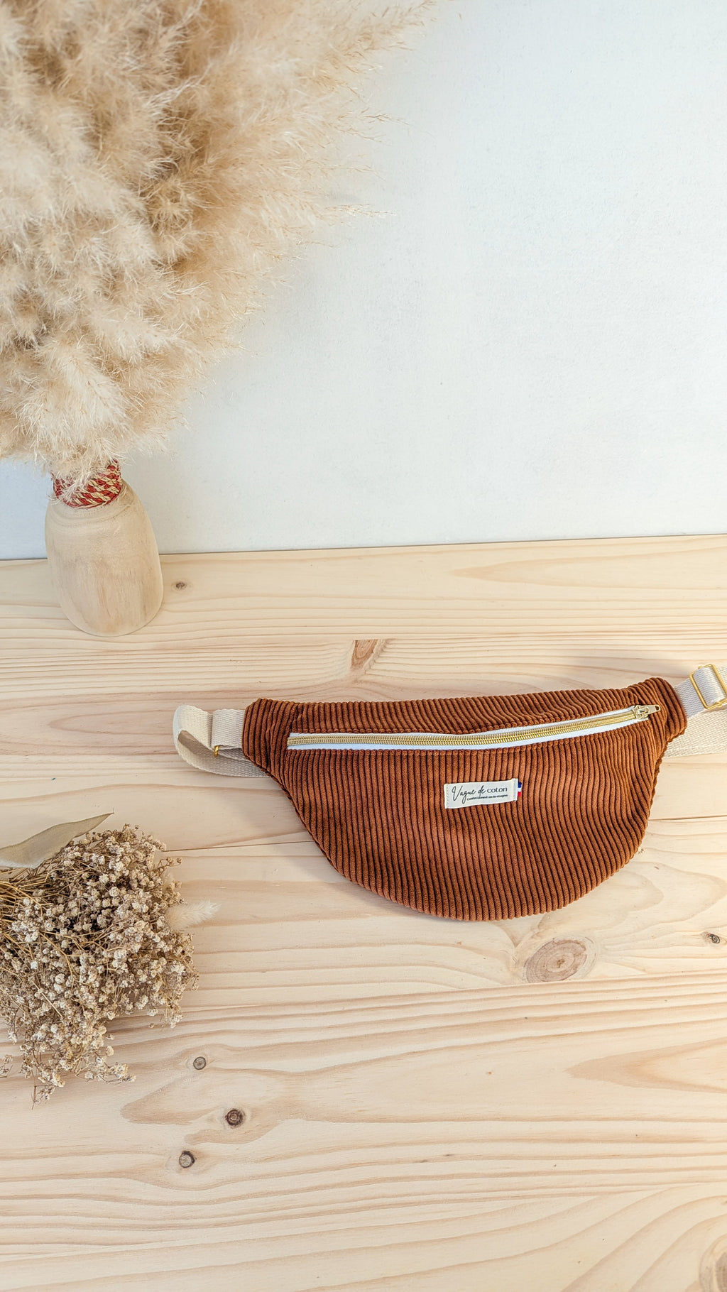 Sac banane Velours côtelé