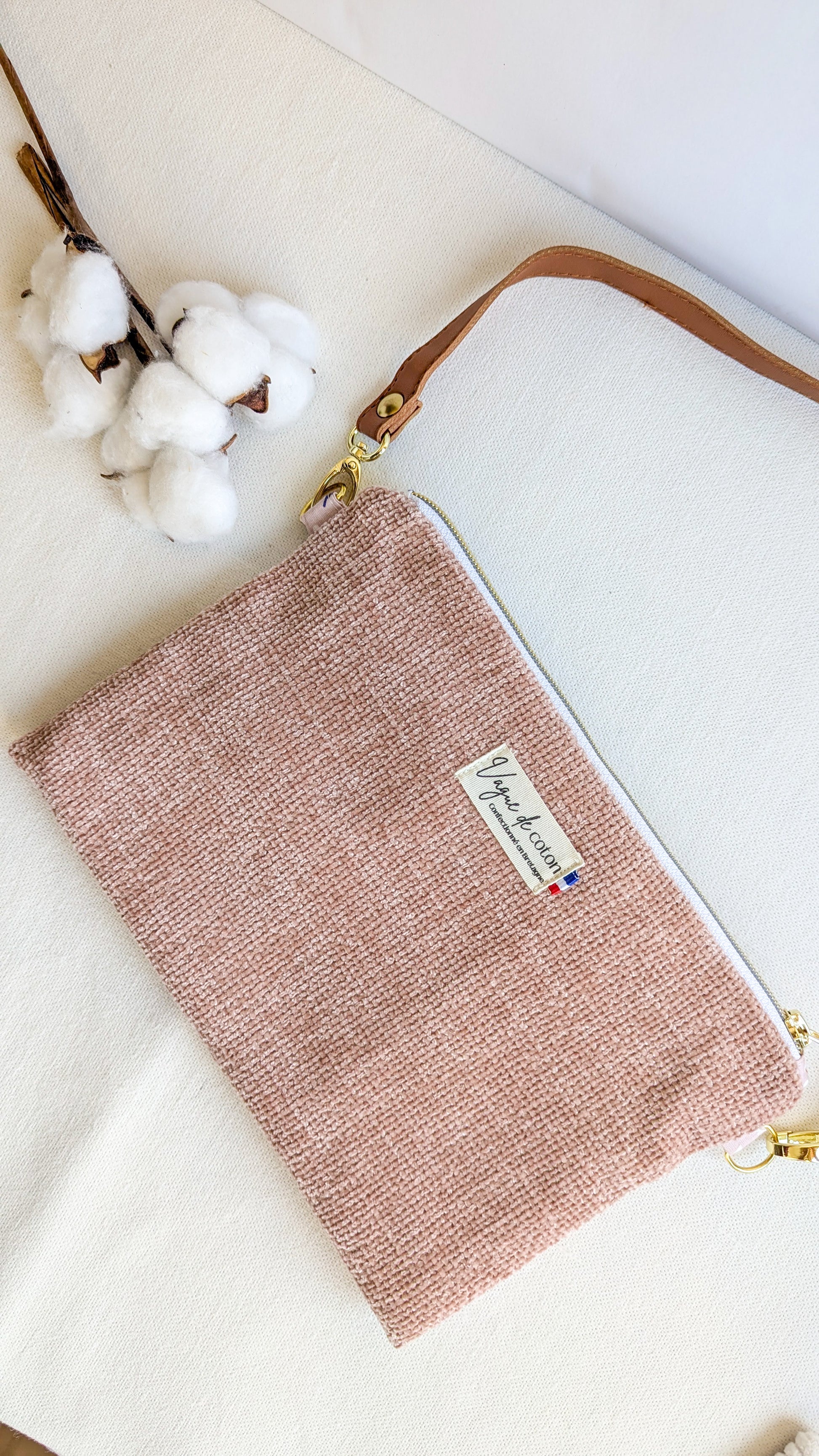 Pochette bandoulière Chenille