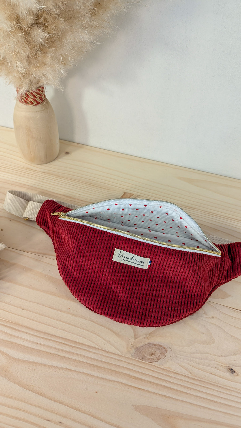 Sac banane Velours côtelé