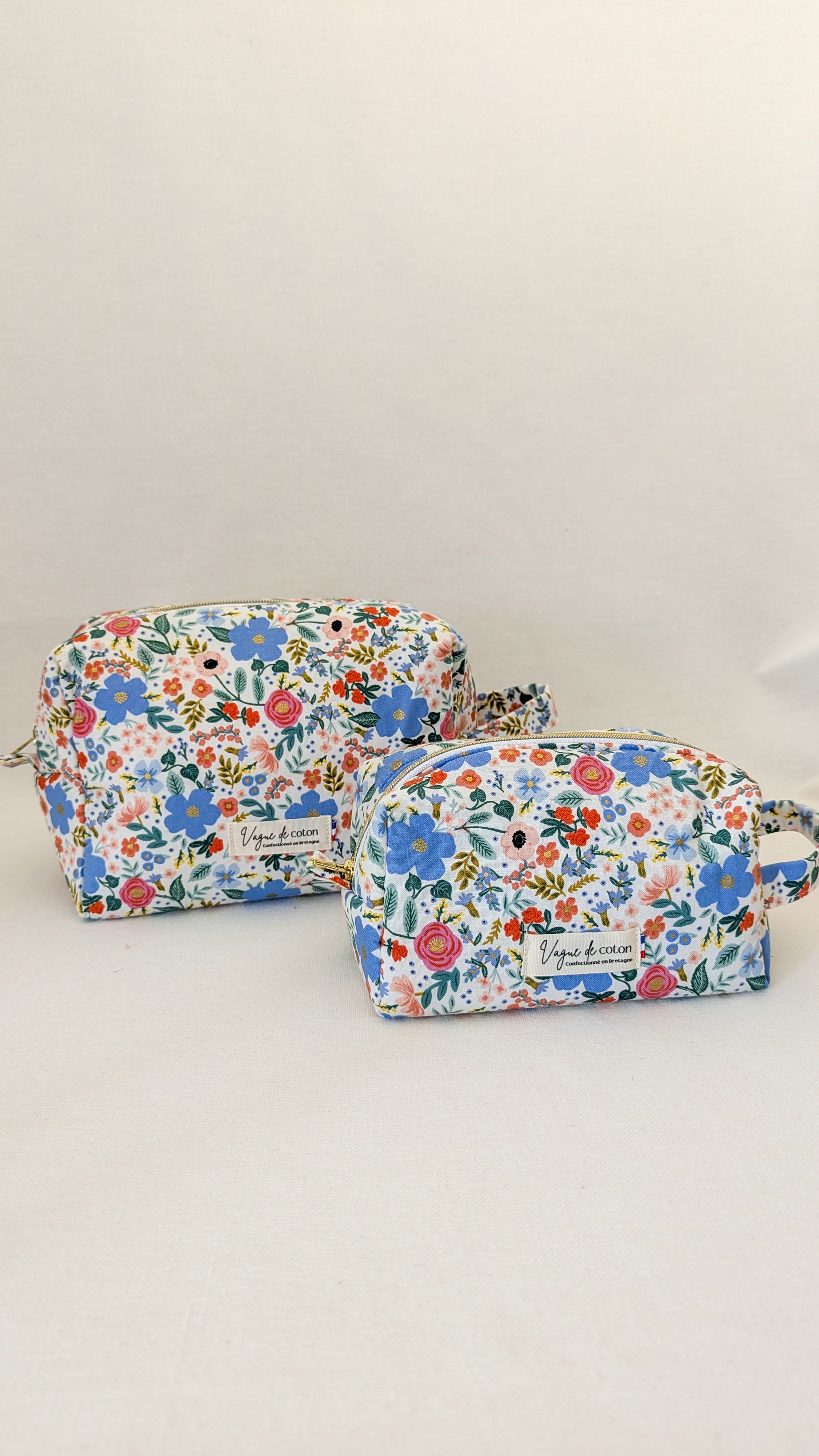 Grande trousse de toilette Printemps fleuri