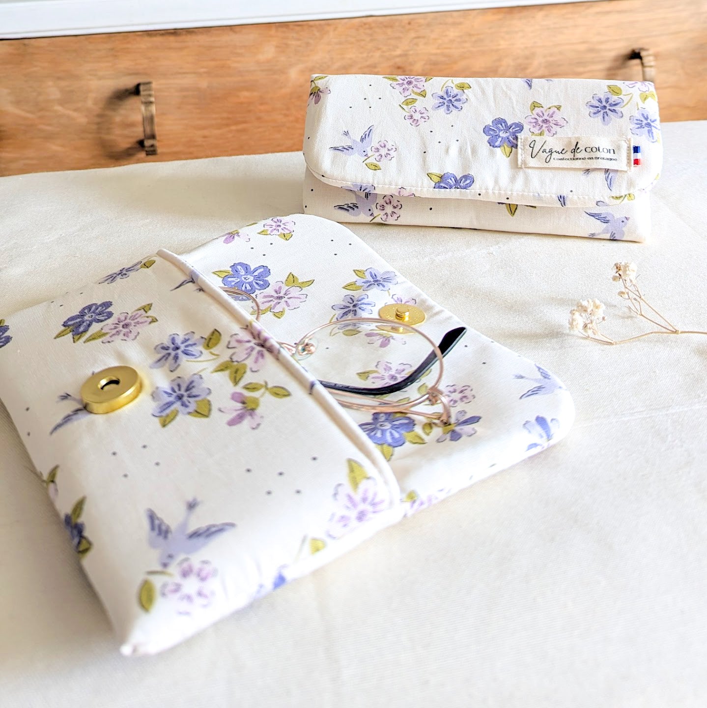 Etui à lunettes Oiseaux