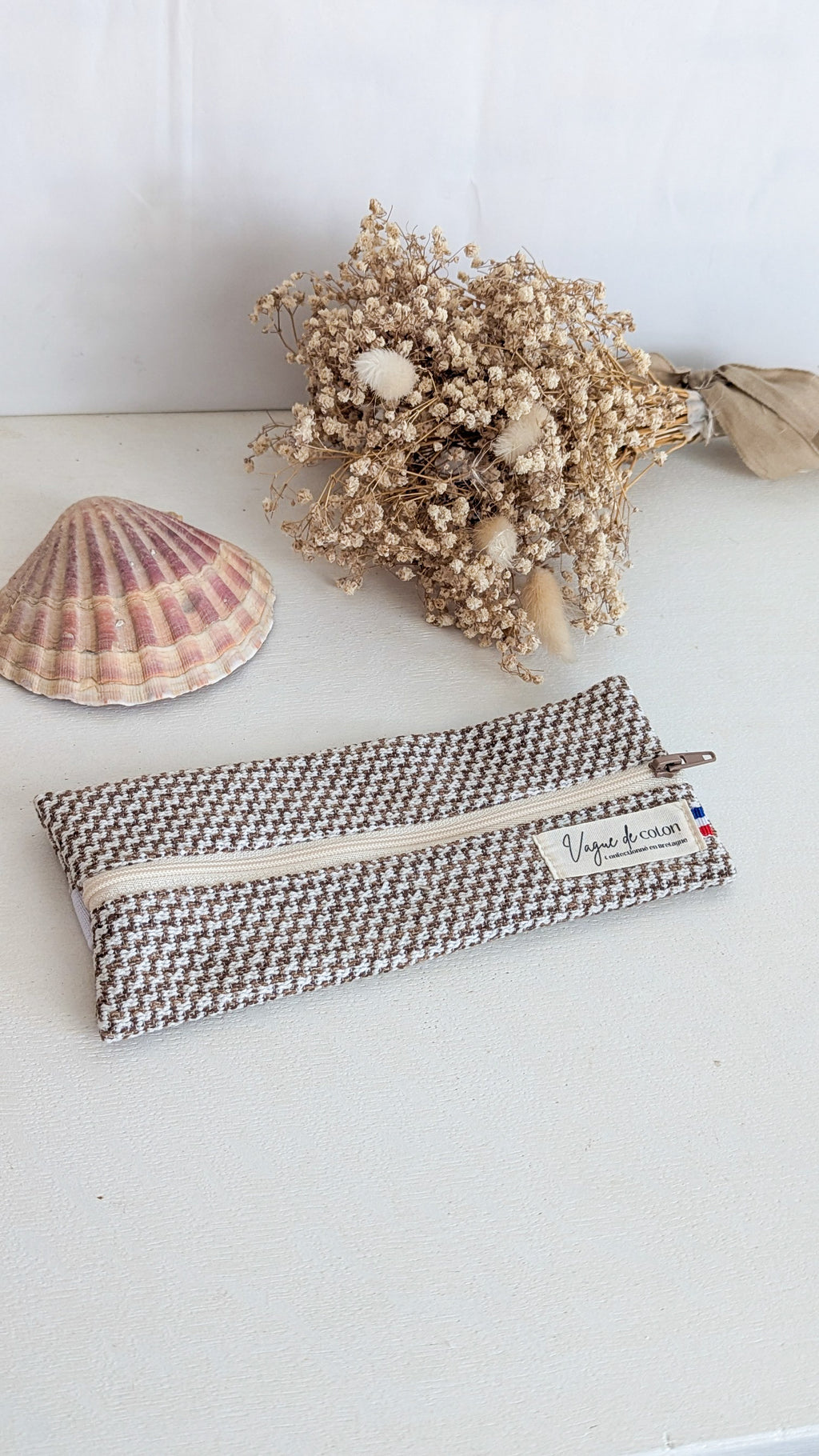 Trousse avec élastique Jacquard