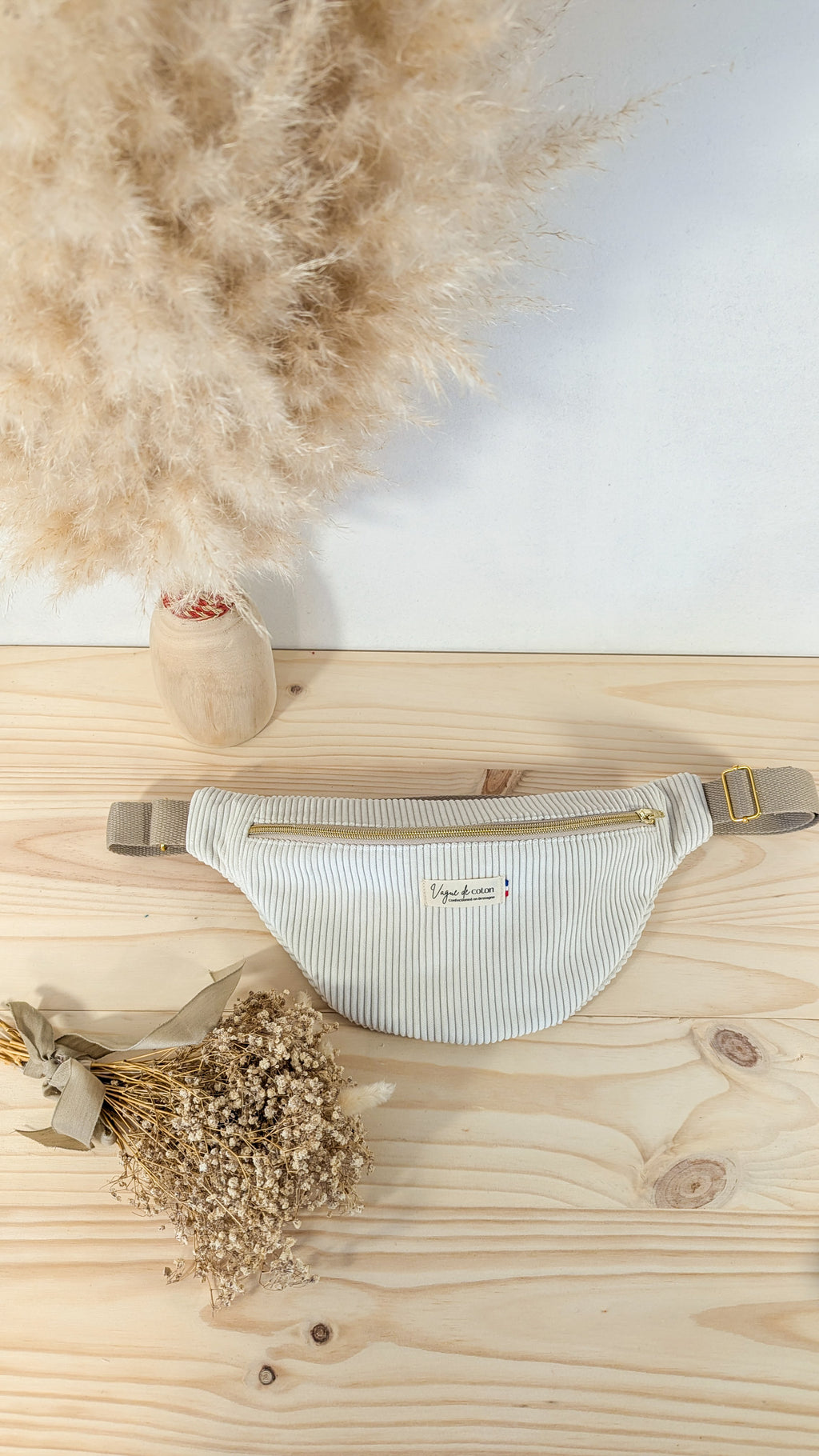 Sac banane Velours côtelé