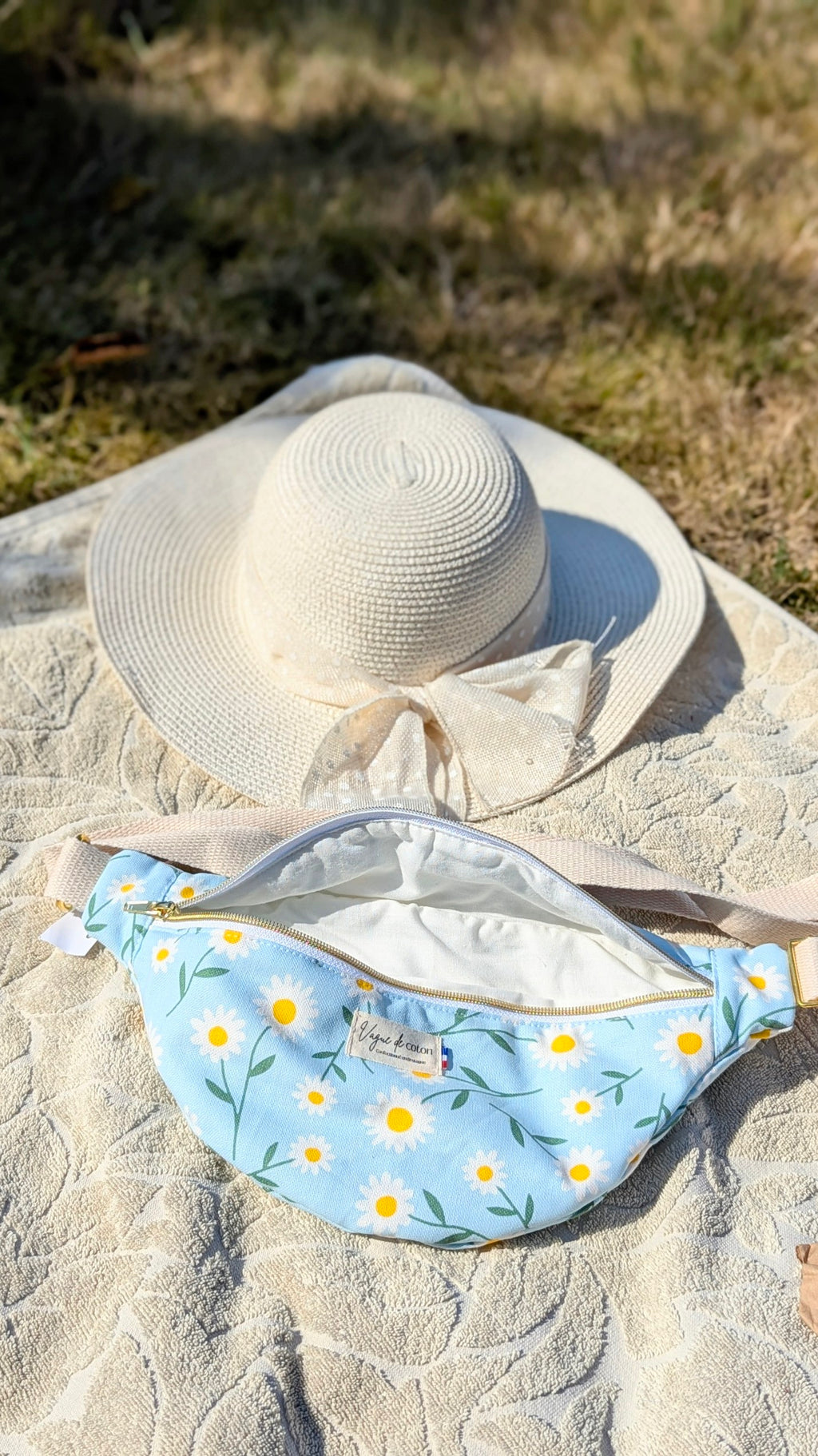 Sac banane Marguerites