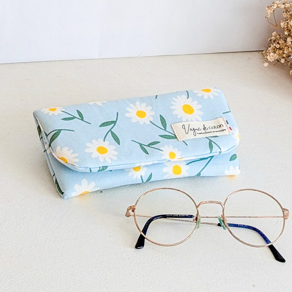 Etui à lunettes Marguerites