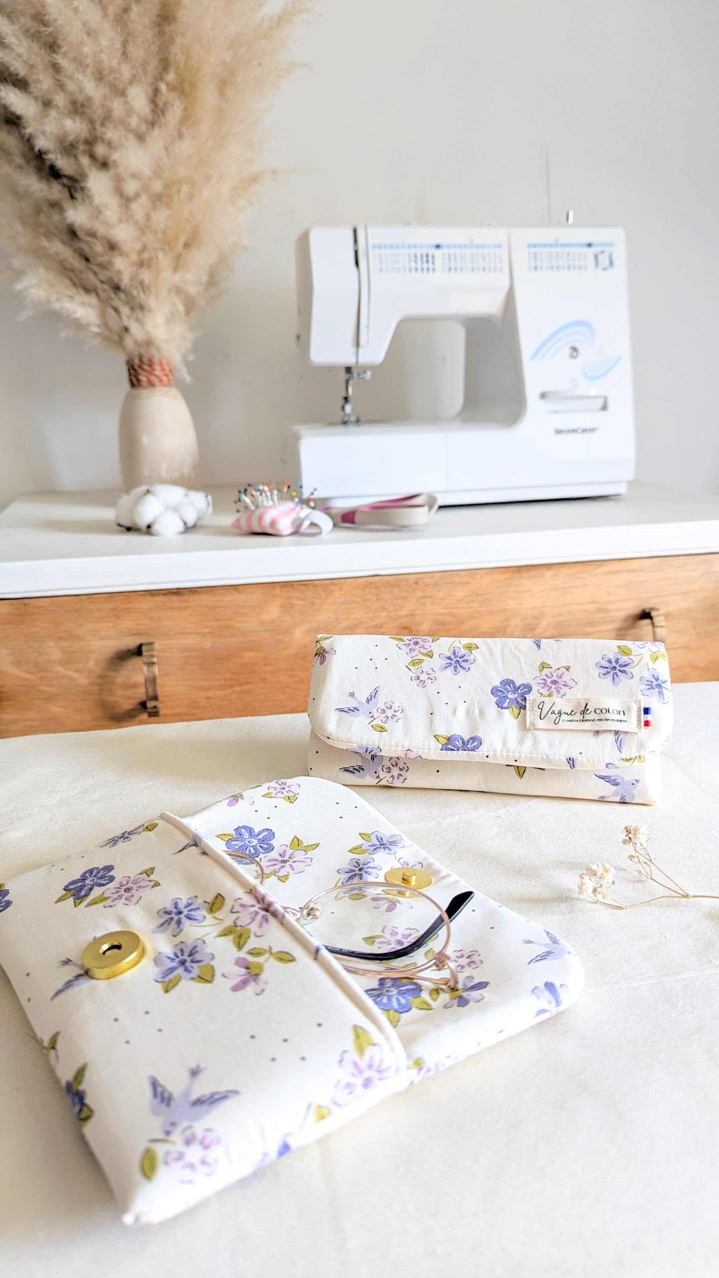 Etui à lunettes Oiseaux