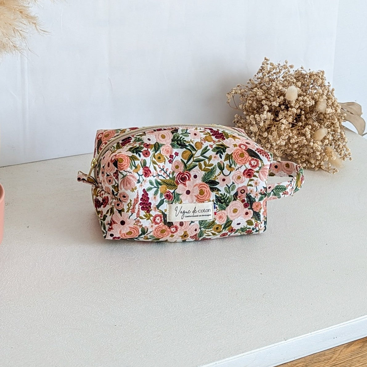 Petite trousse de toilette Jardin fleuri