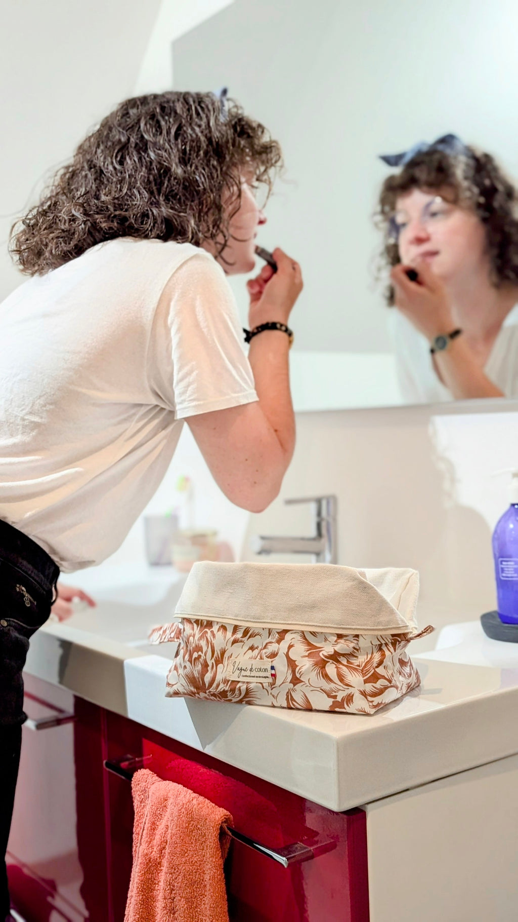 Grande trousse de toilette personnalisée