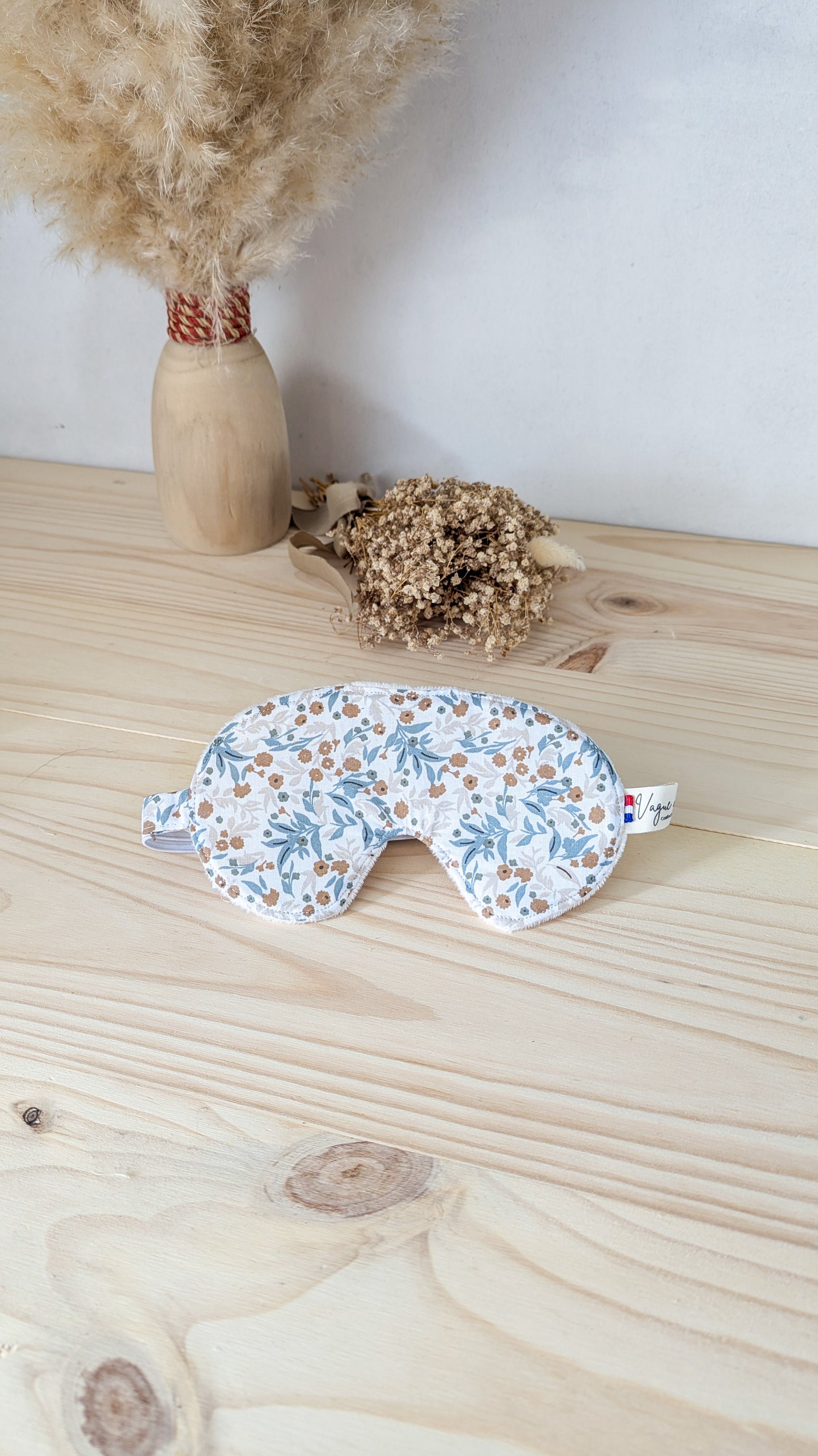 Masque de nuit Feuillage bleu
