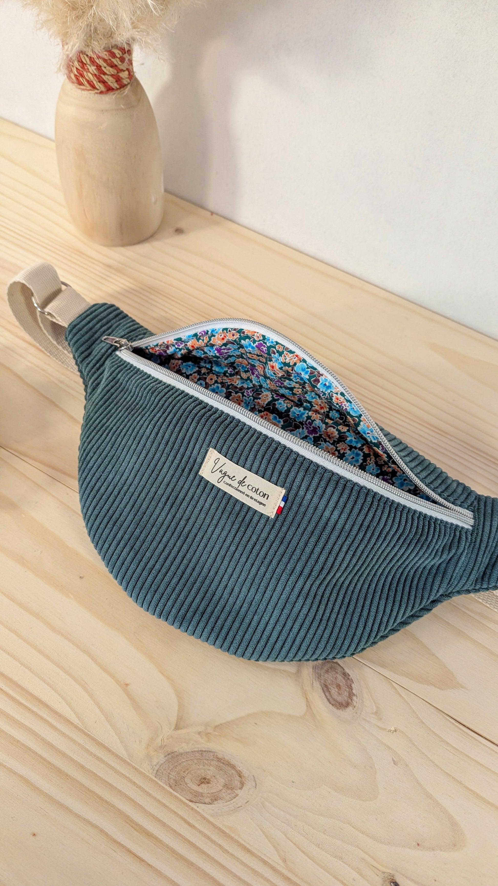 Sac banane Velours côtelé