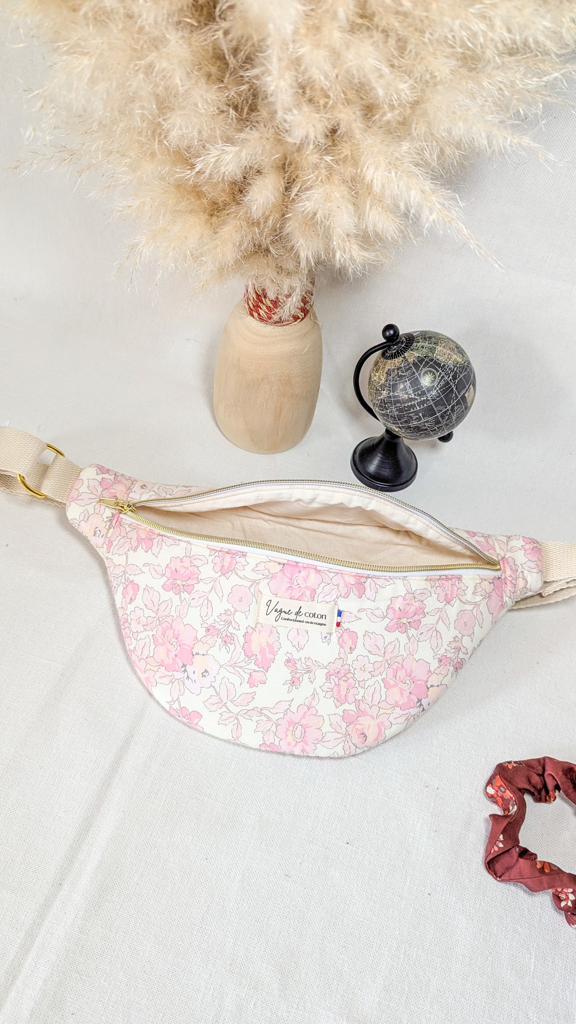 Sac banane Fleuri