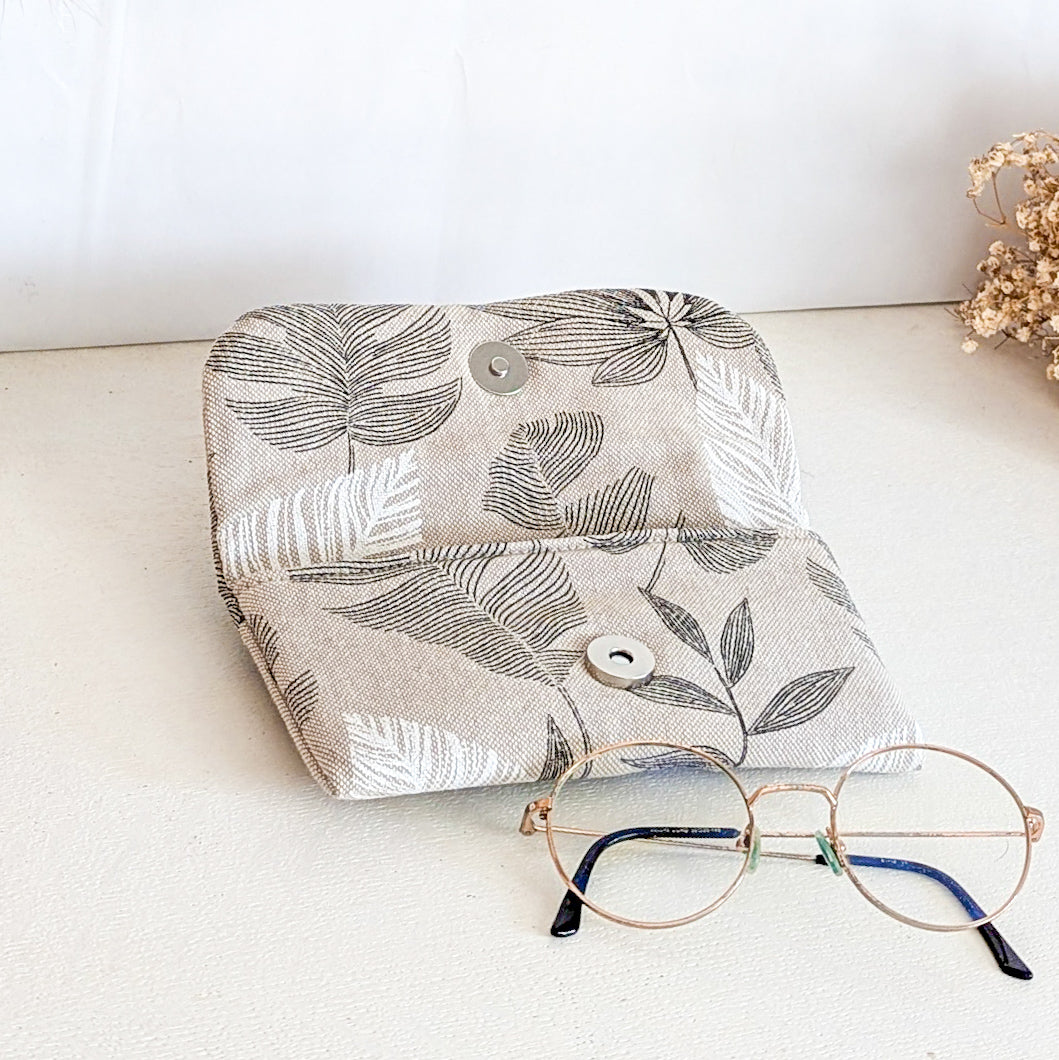 Etui à lunettes Imitation lin