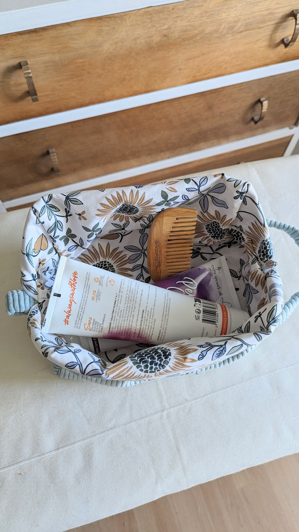 Grande trousse de toilette personnalisée