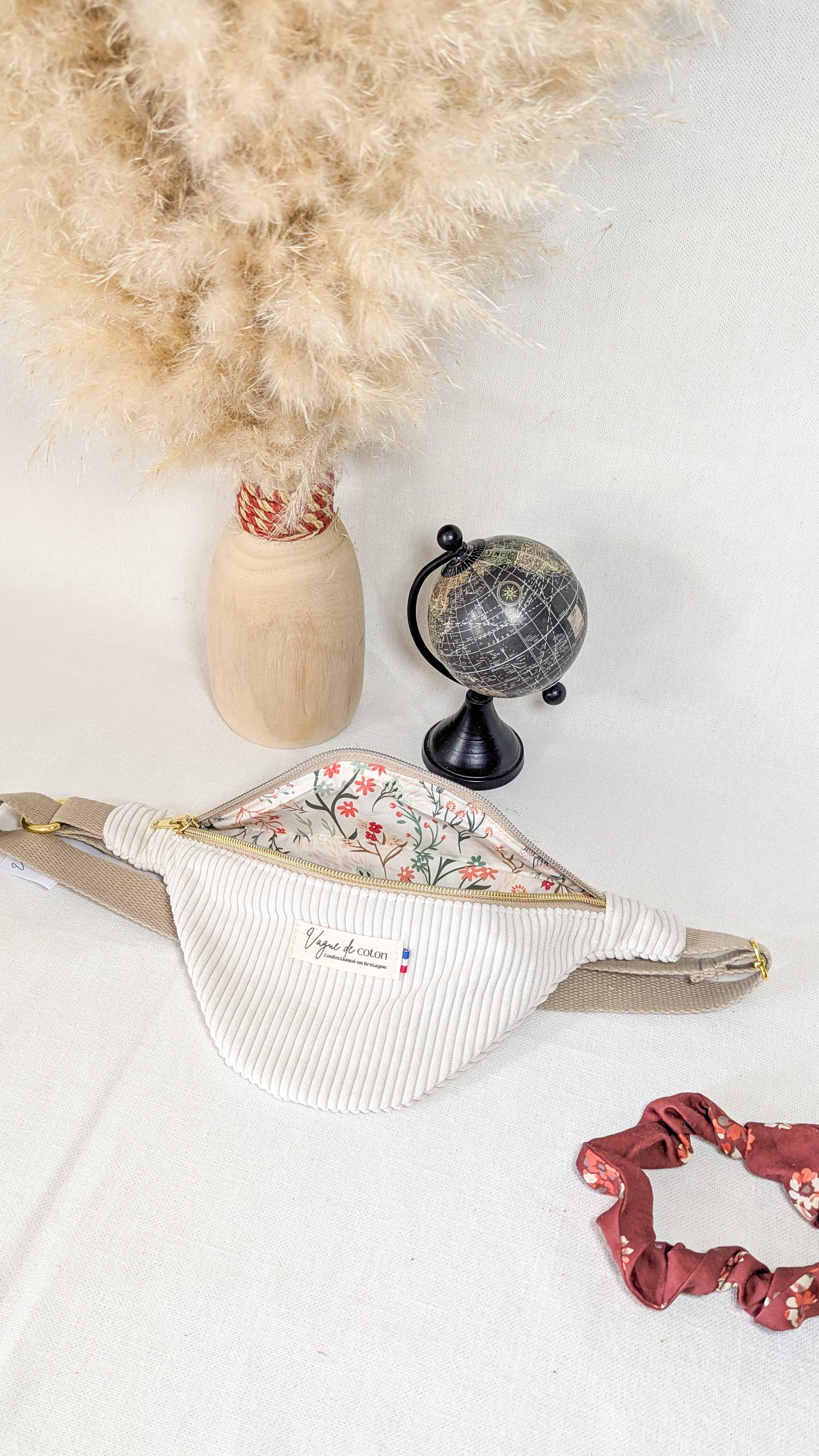 Petit Sac banane - Velours côtelé
