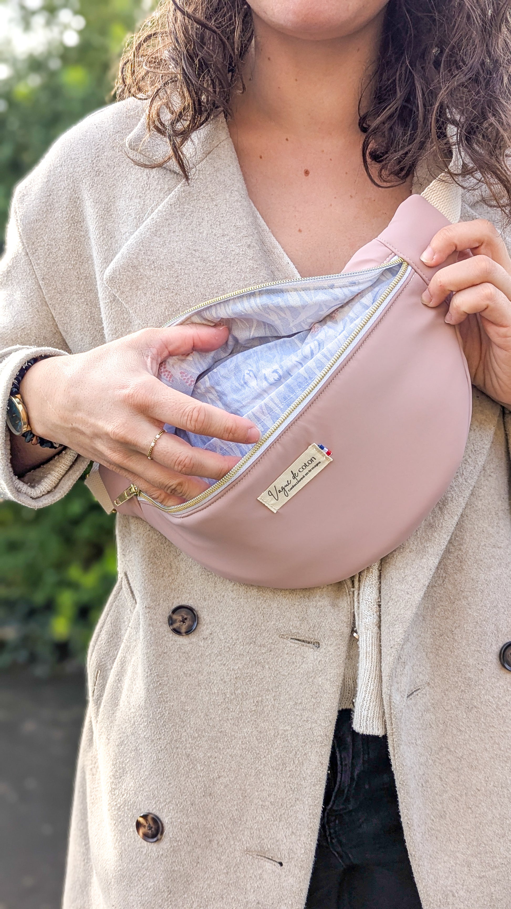 Sac banane déperlant - sur commande