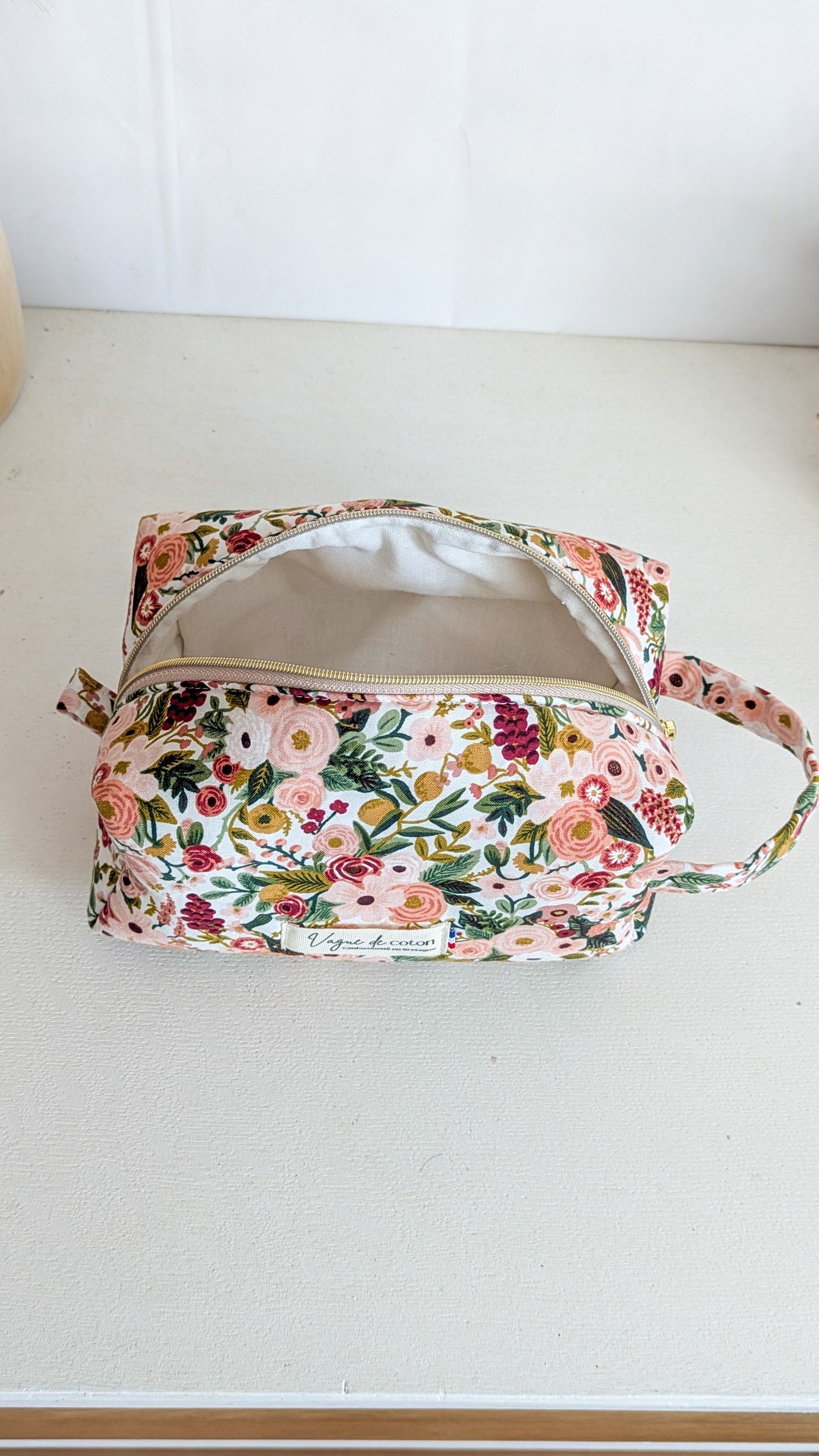 Petite trousse de toilette Jardin fleuri