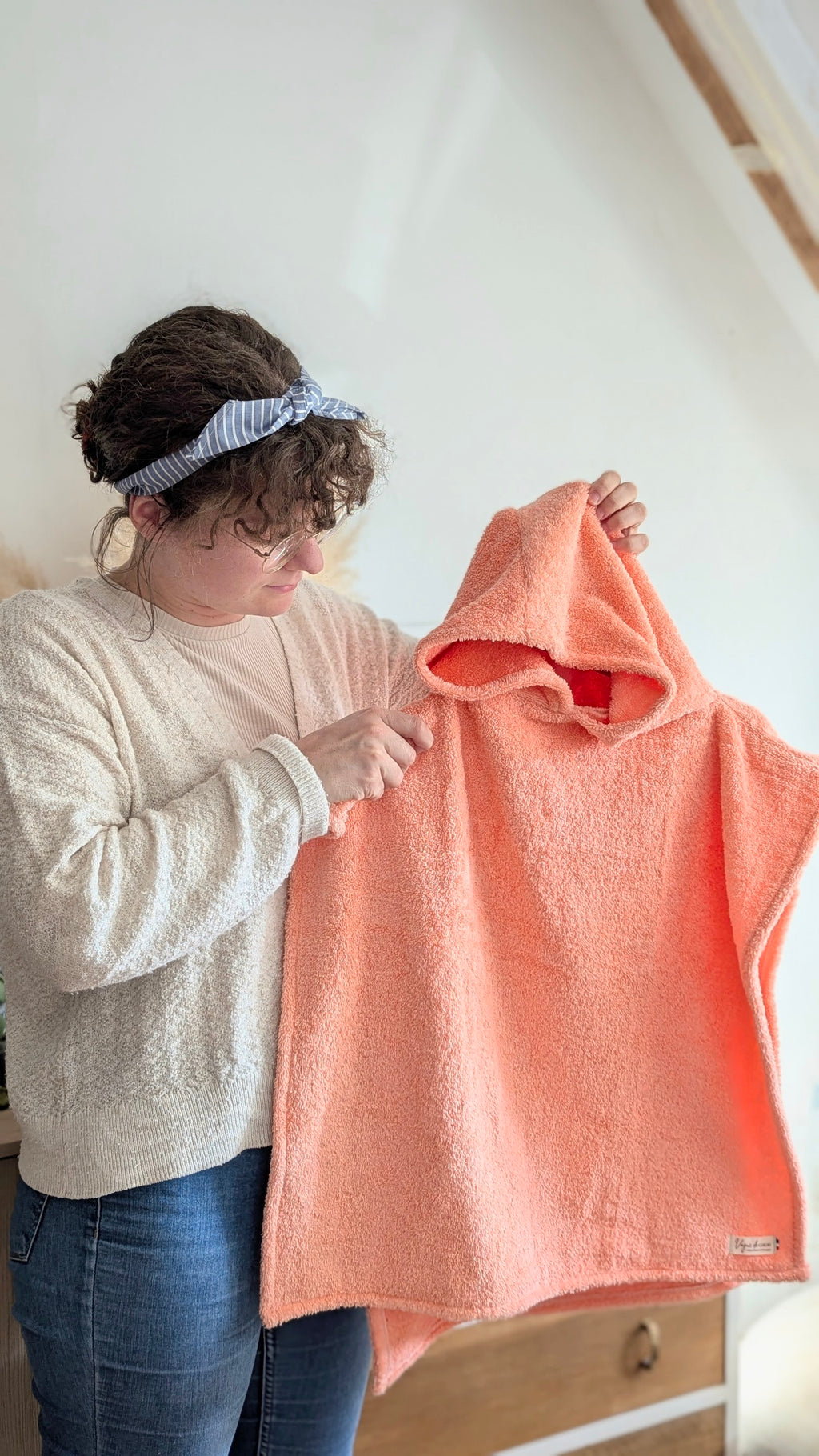Poncho de bain Enfant en éponge