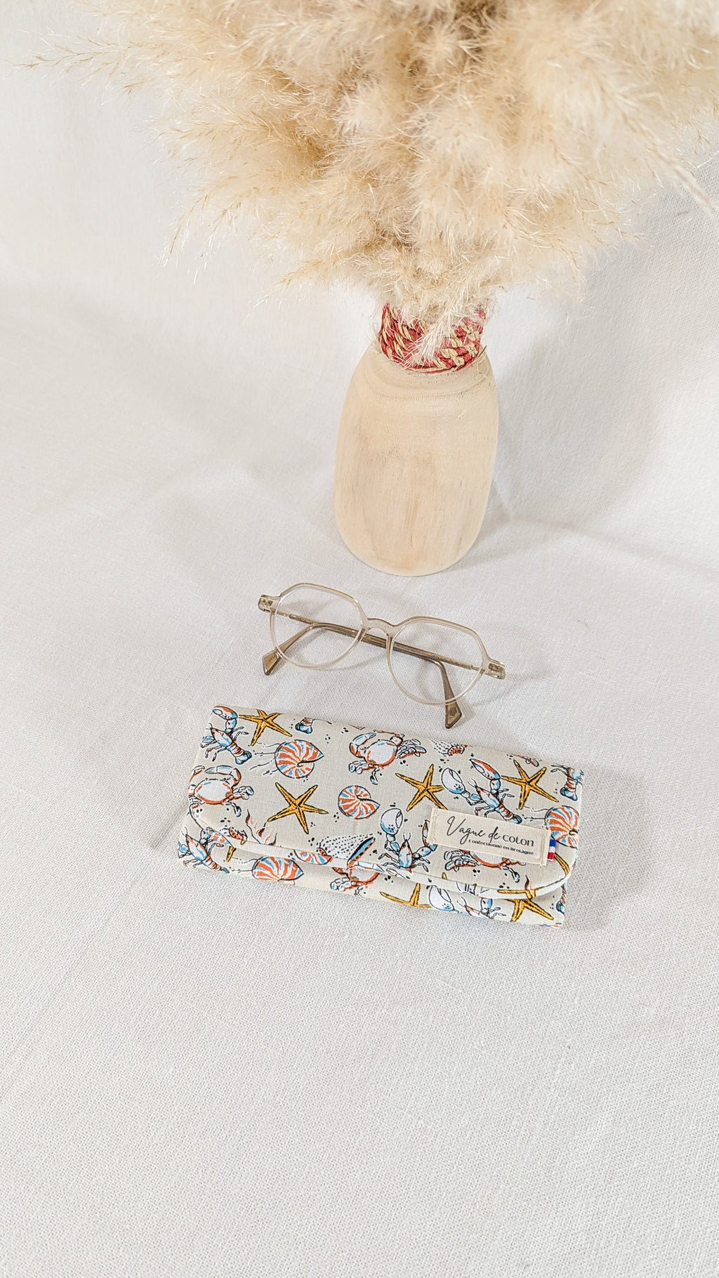 Etui à lunettes Coquillage et crustacés