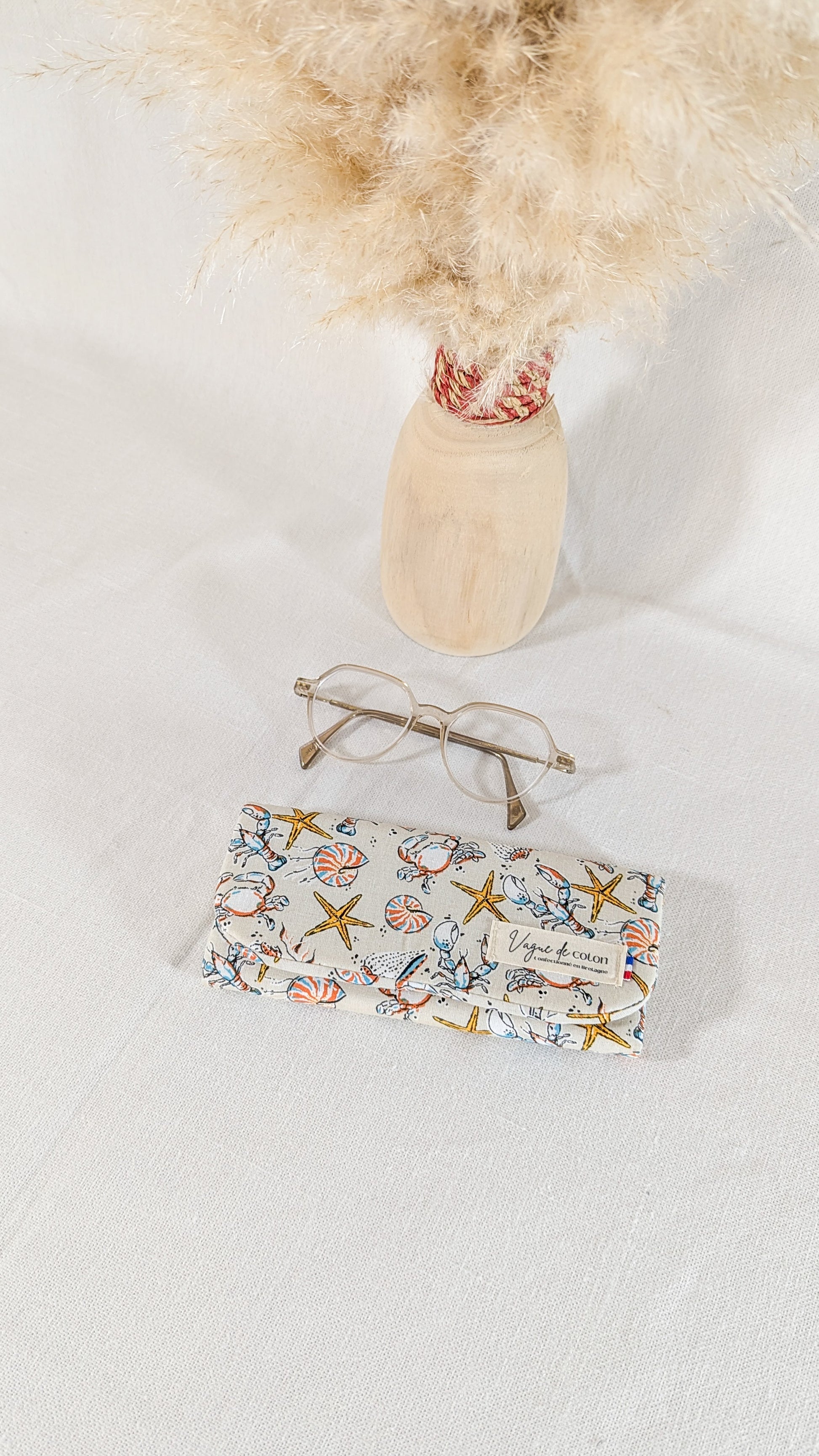 Etui à lunettes Coquillage et crustacés