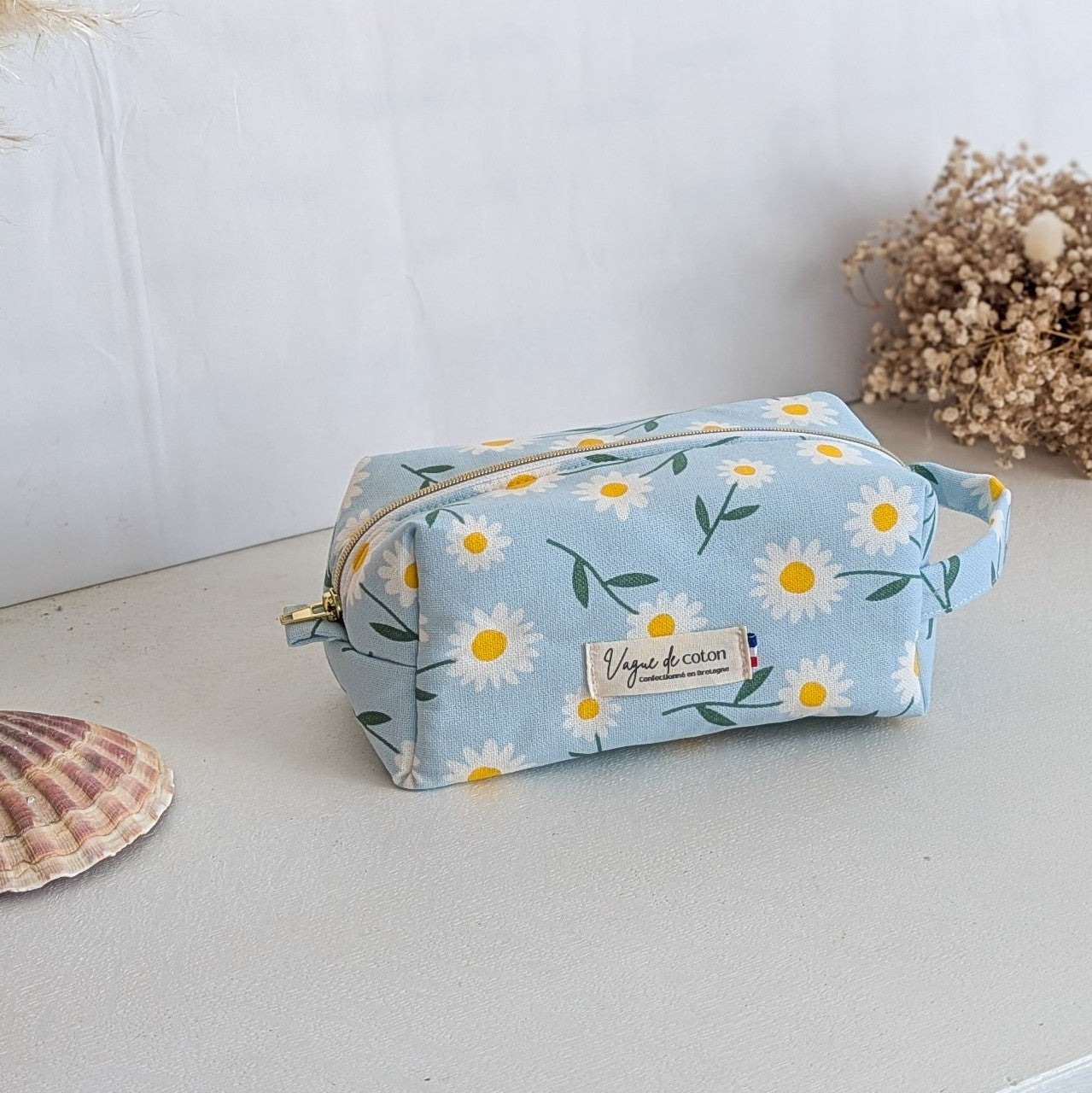 Petite trousse de toilette Marguerites