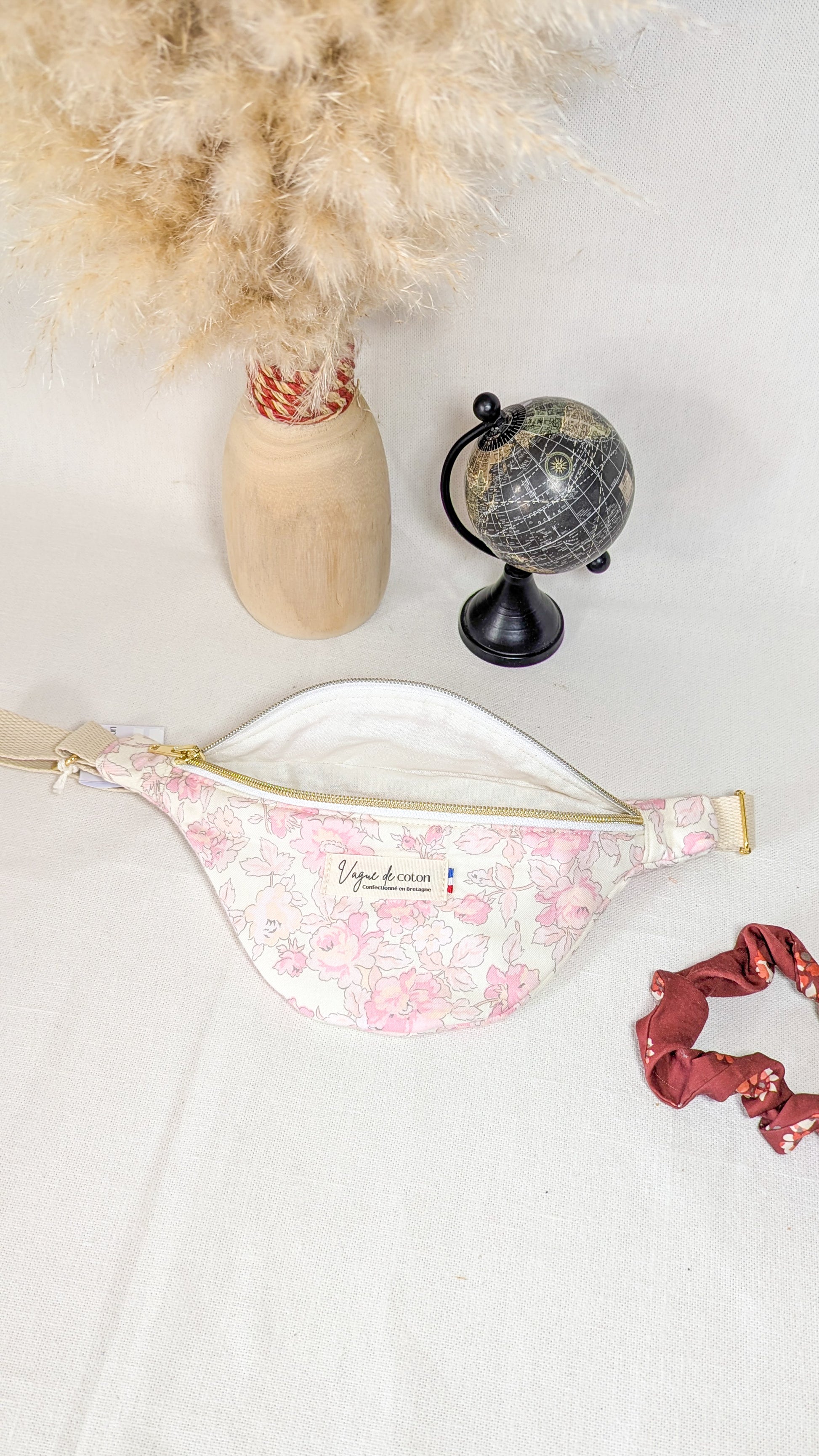 Petit sac banane Fleuri