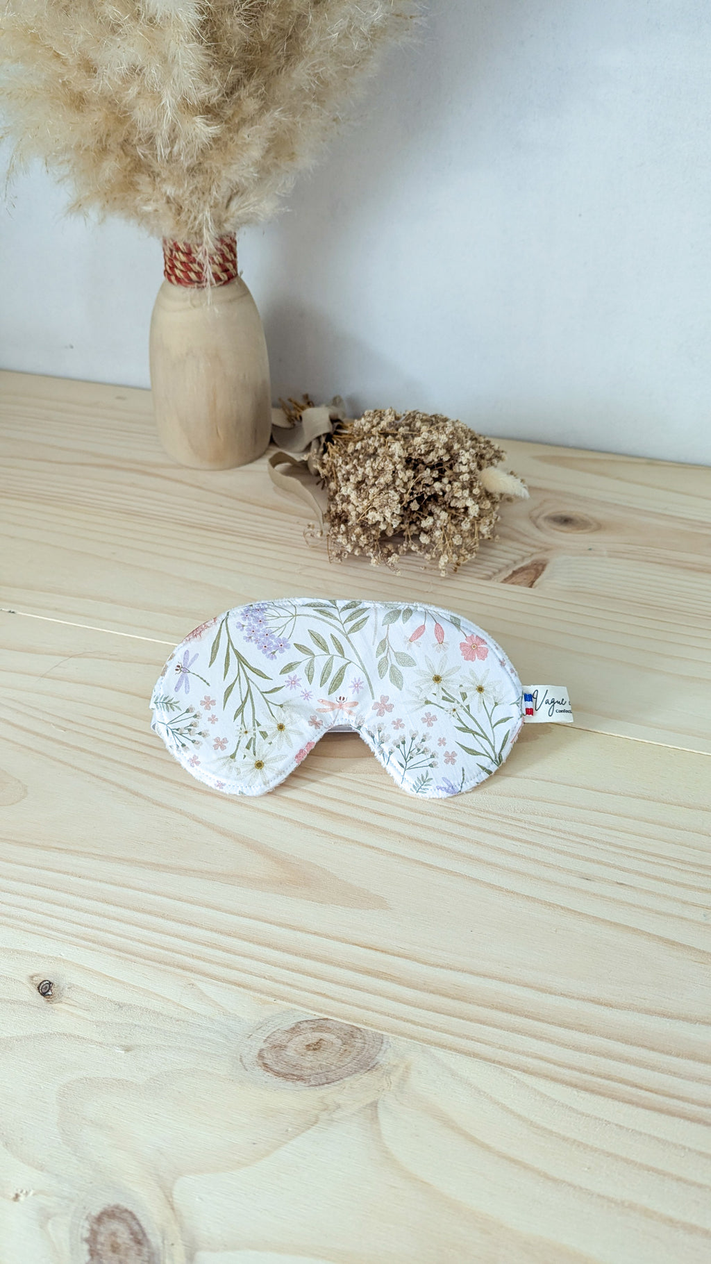 Masque de nuit Fleurs aquarelle
