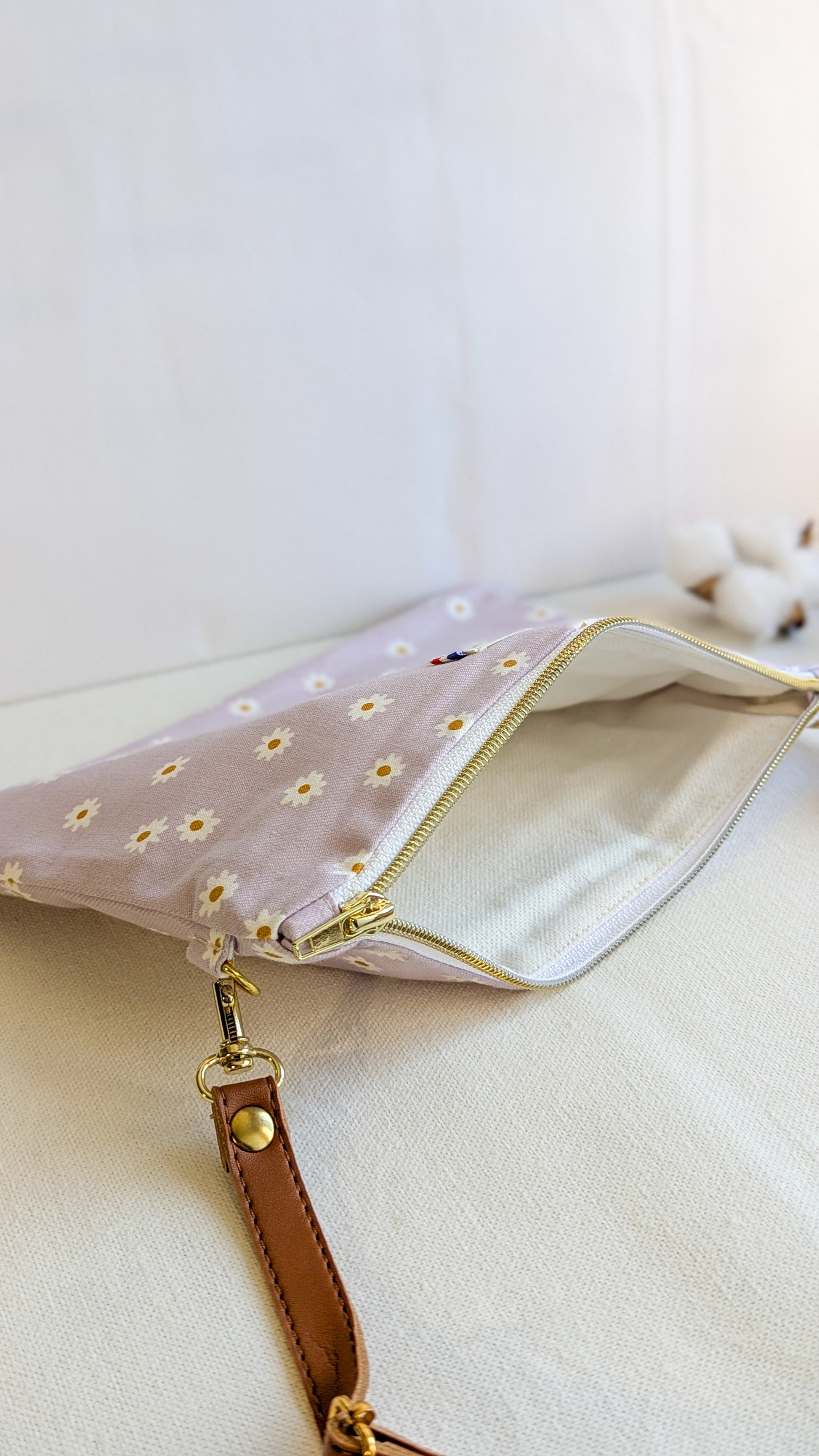 Pochette bandoulière Pâquerettes