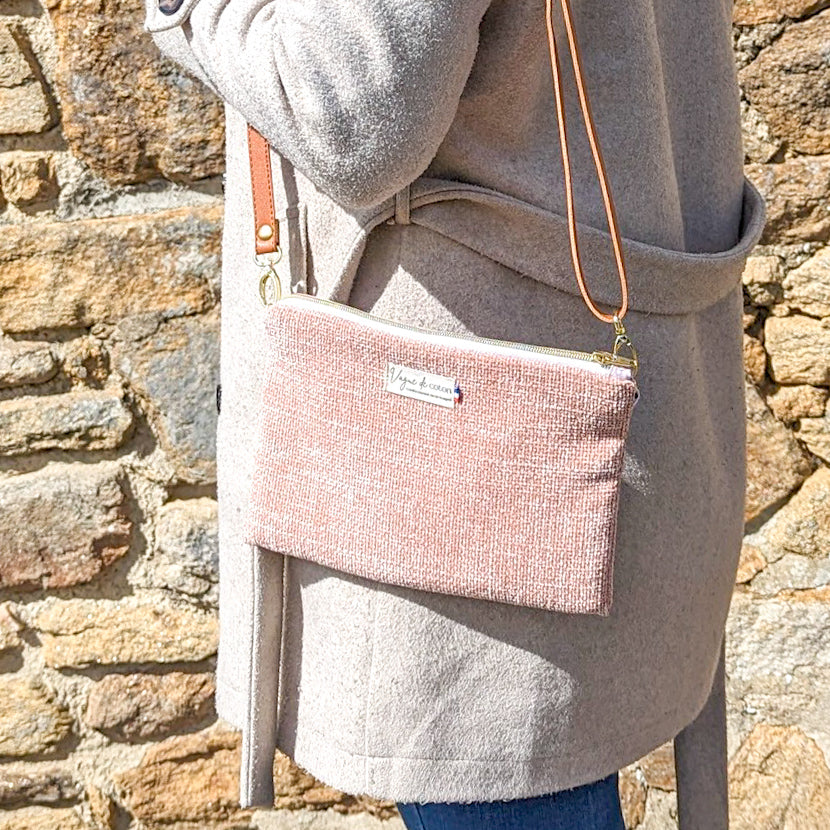 Pochette bandoulière Chenille