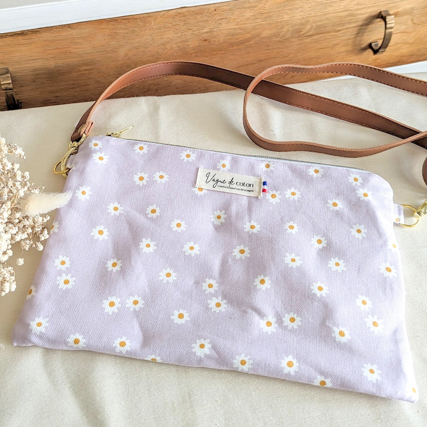 Pochette bandoulière Pâquerettes