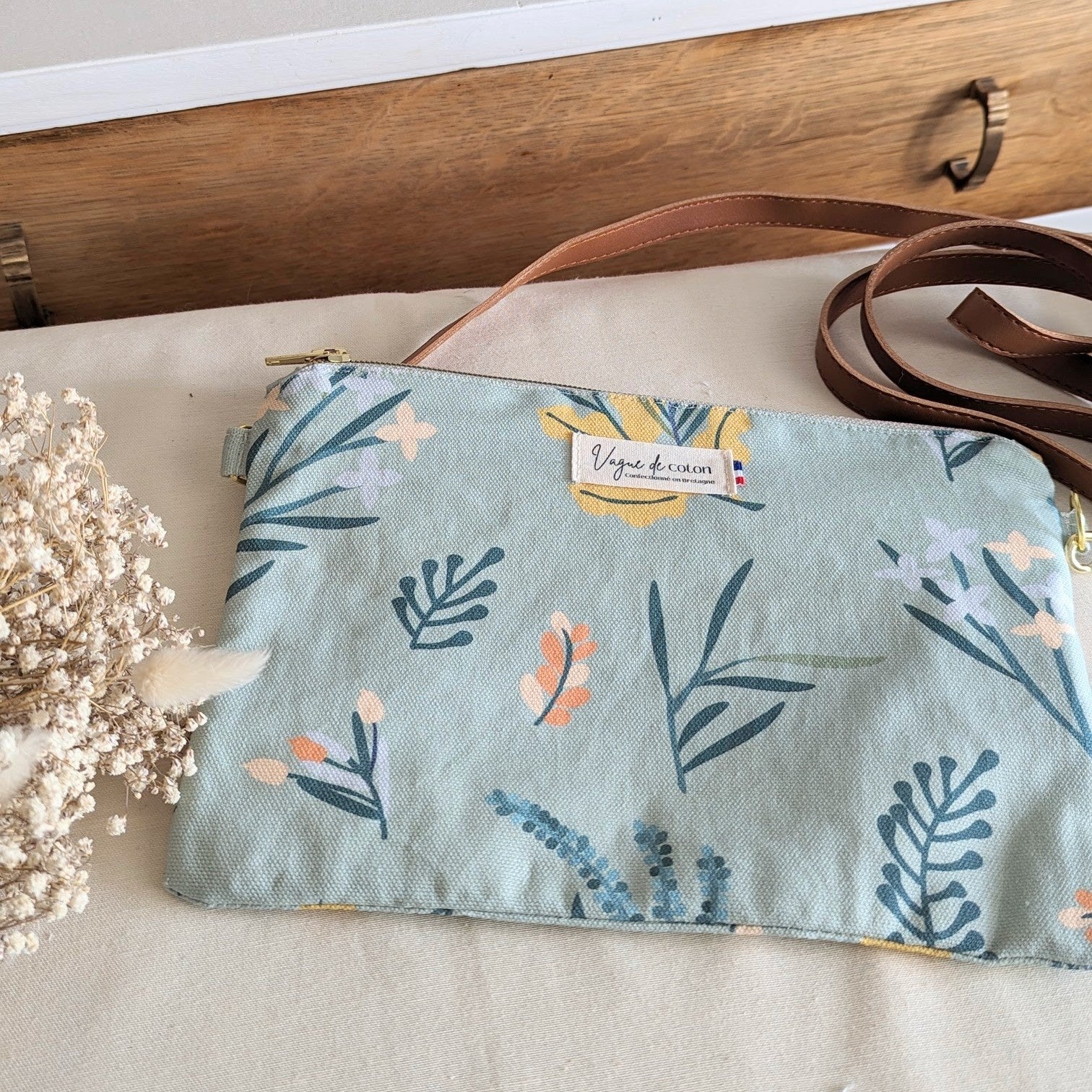 Pochette bandoulière Bouquet de fleurs