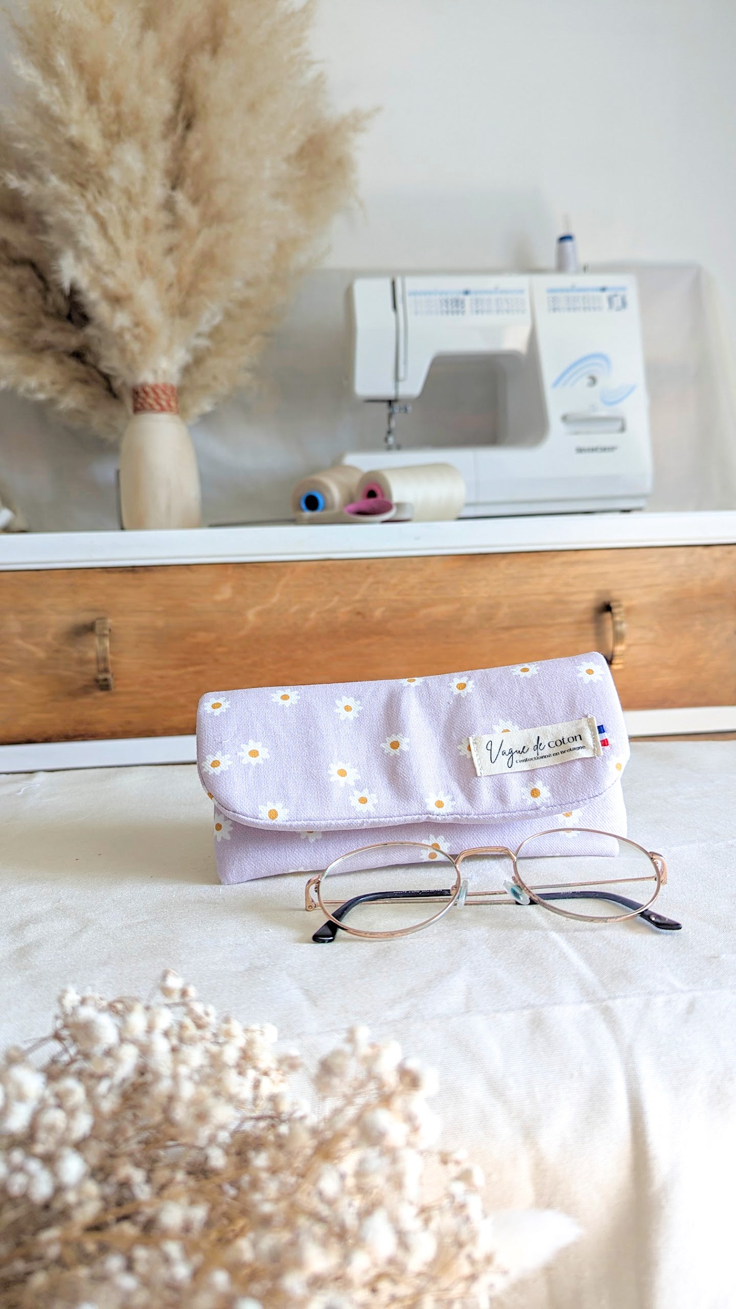 Etui à lunettes Pâquerettes