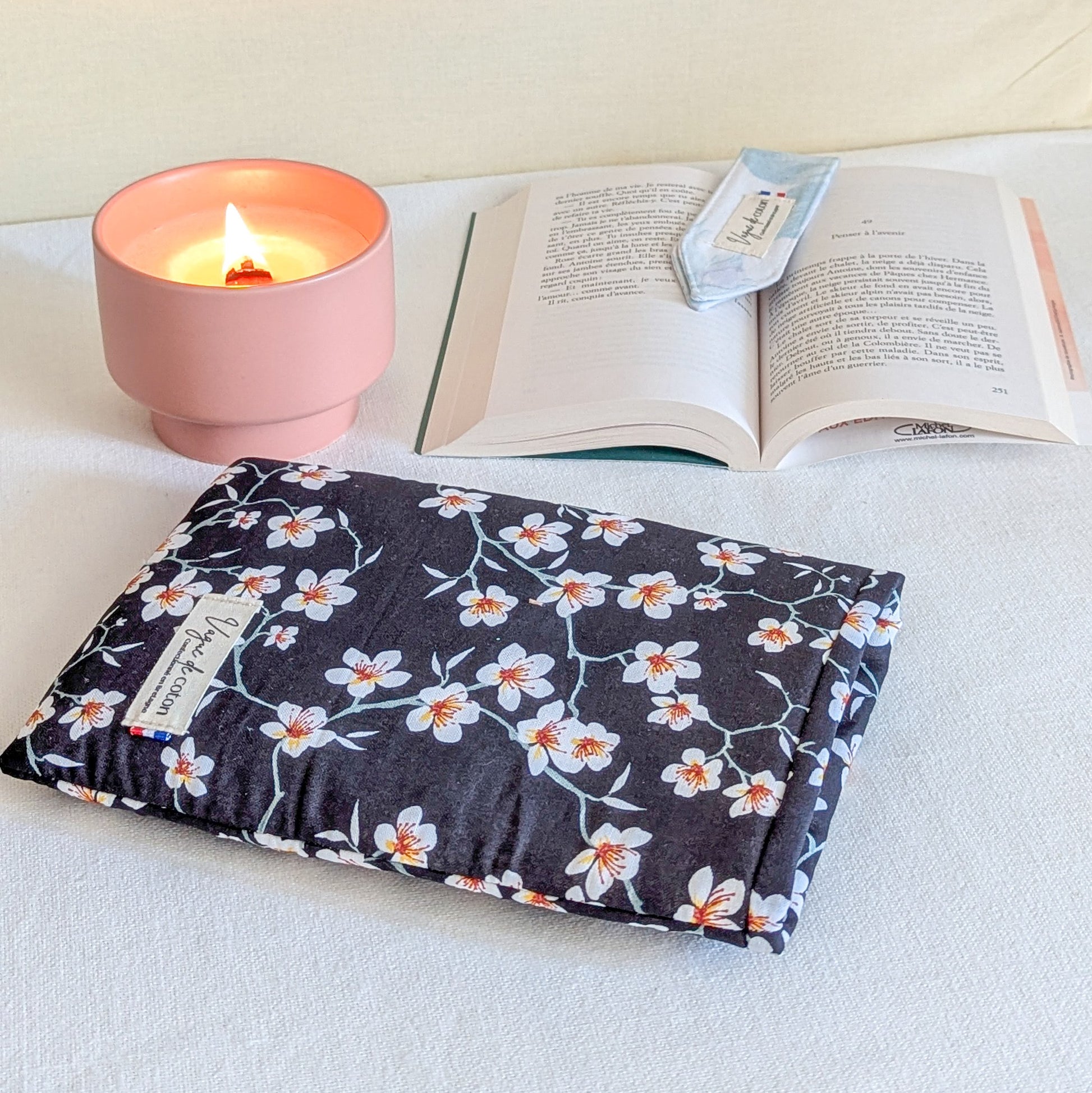Pochette à livre Fleurs d'amandiers