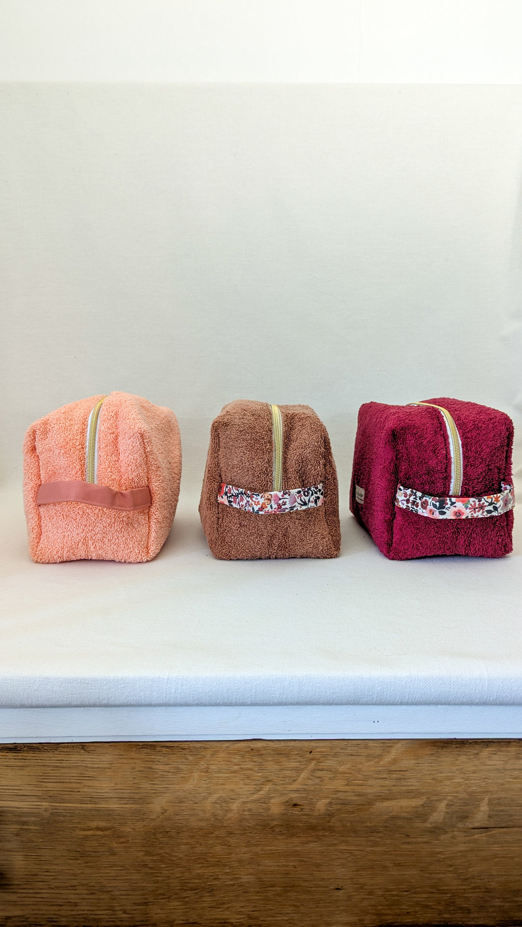 Grande trousse de toilette en éponge