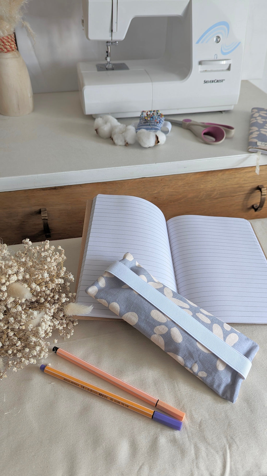 Trousse avec élastique personnalisée