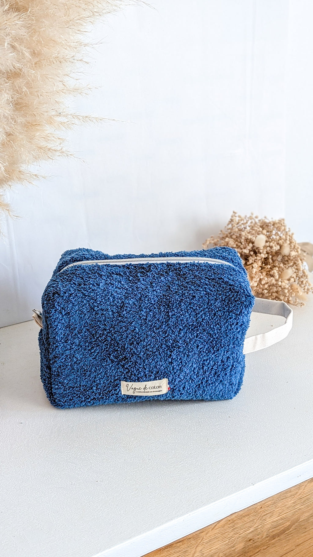 Grande trousse de toilette en éponge
