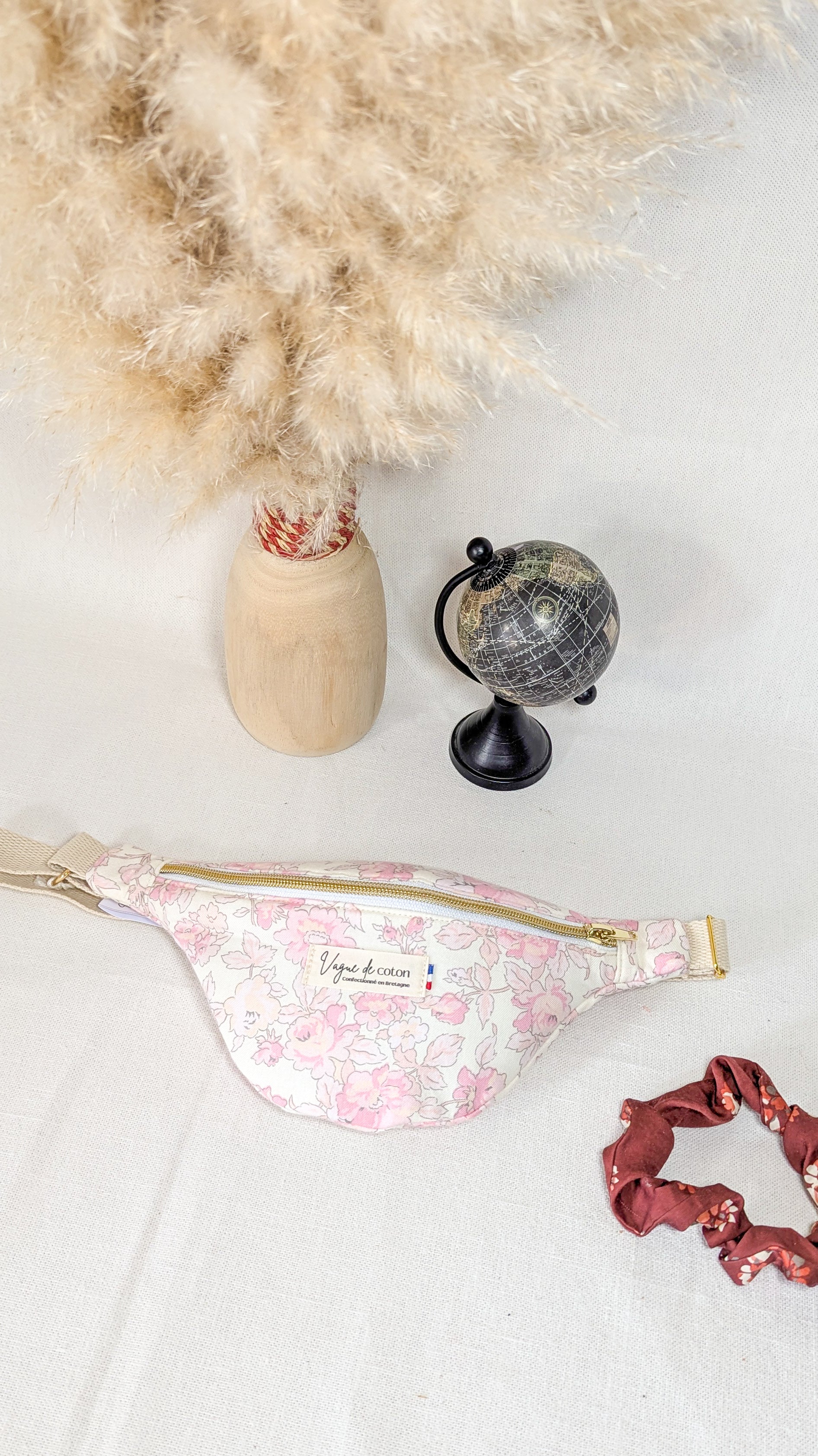 Petit sac banane Fleuri