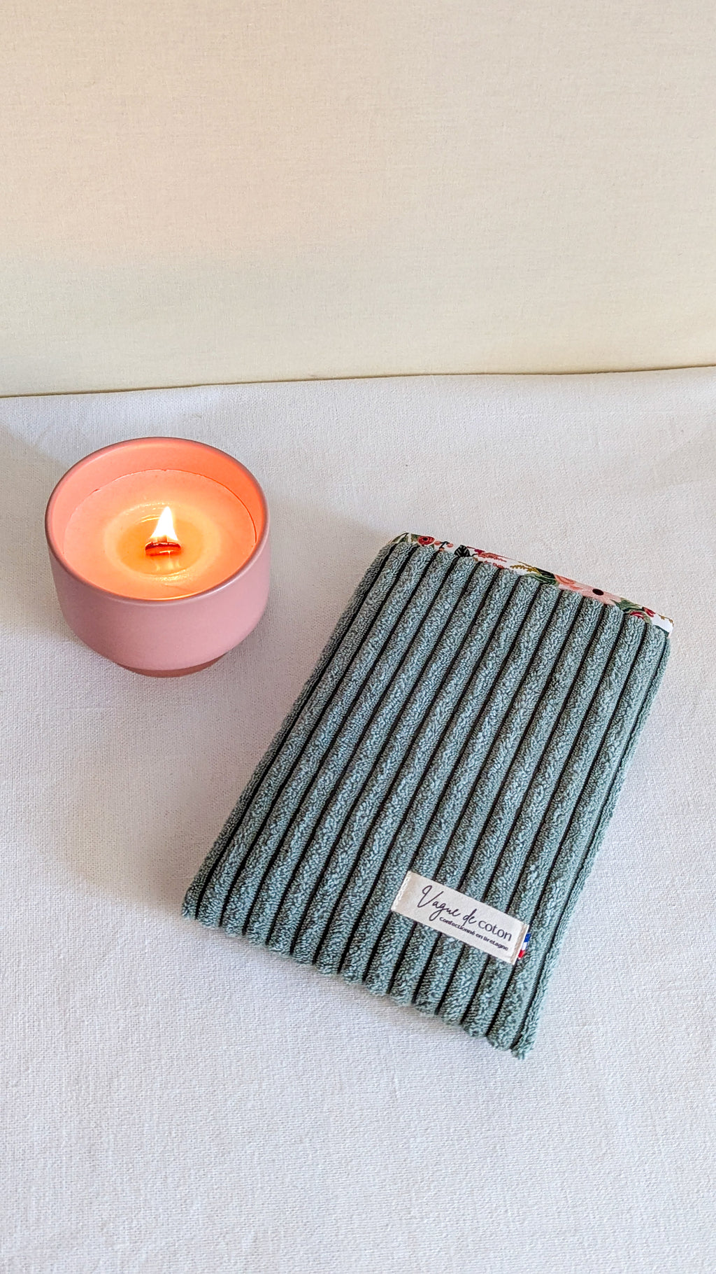 Pochette à livre Velours grosses côtes