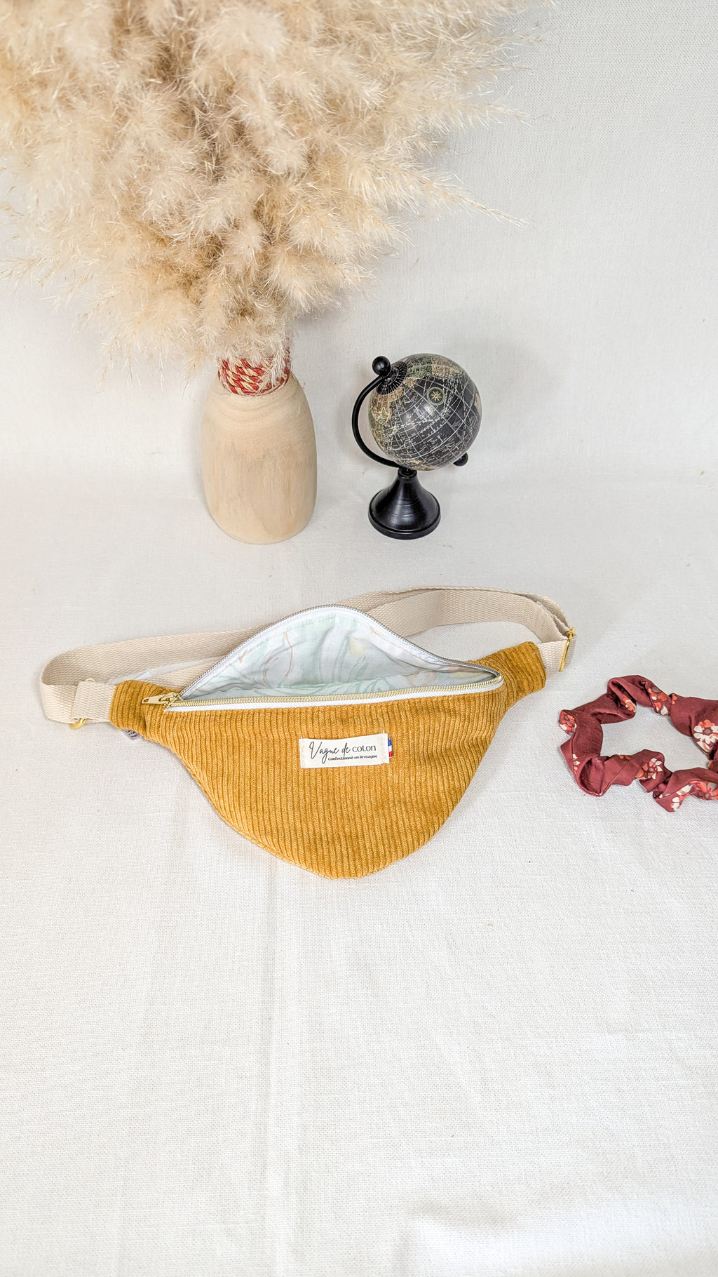 Mini sac banane - Velours côtelé coton