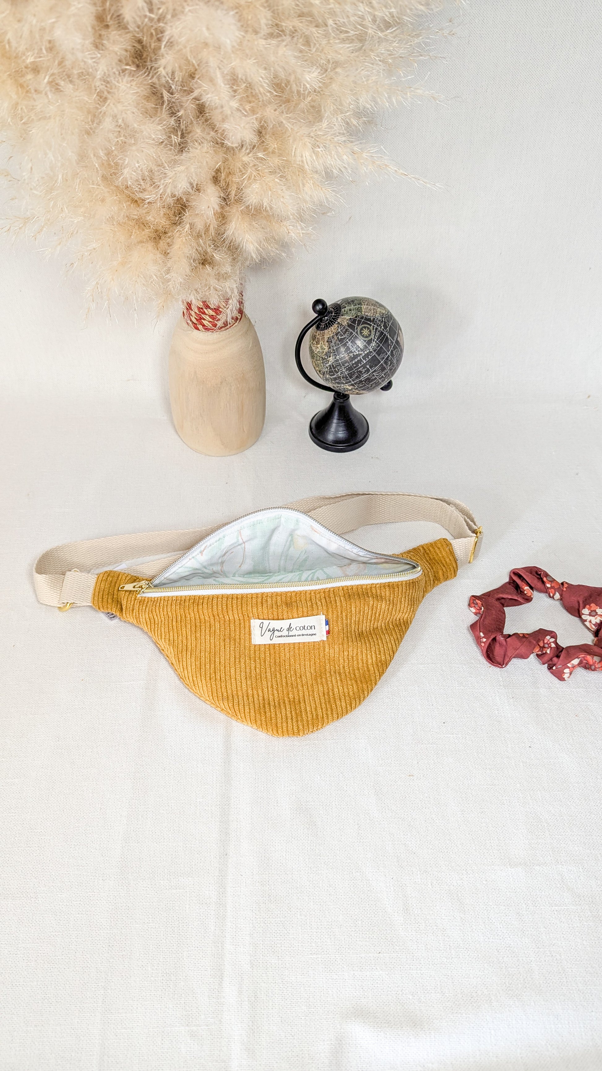 Mini sac banane - Velours côtelé coton