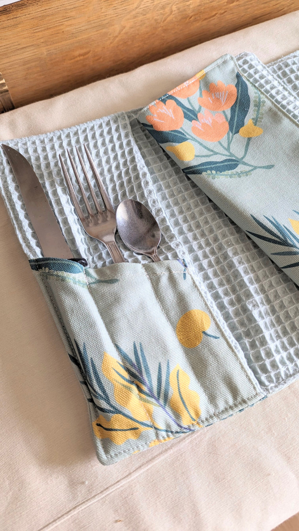 Set de table range-couverts personnalisé
